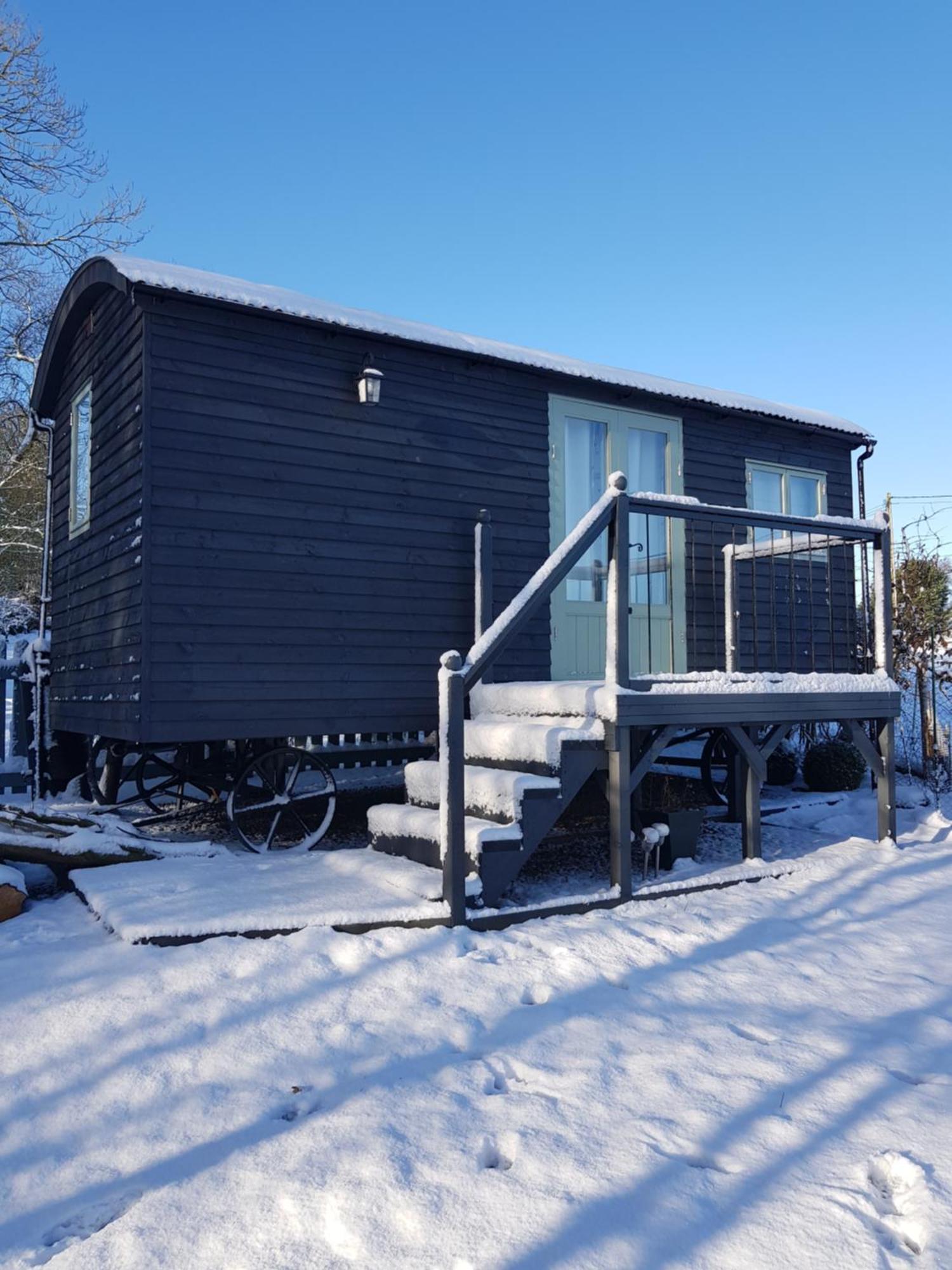 Braeside Shepherd'S Hut - Greenhead - Hadrian'S Wall - Northumberland Exterior foto